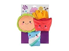3 Pack Plush Dog Chew Toys, Your Choice