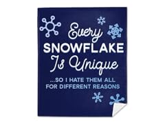 Snow Hater Mink Fleece Blanket