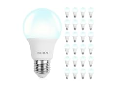 BUBO A19 LED Light Bulbs, 24 Pack