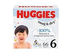 Huggies Snug and Dry Diapers Size 6 66ct