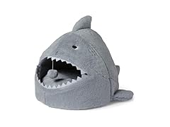 Amazon Basics Cat House Shark Shape Cat Cave Bed