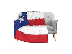 Delerain Puerto Rico Flag Flannel Fleece