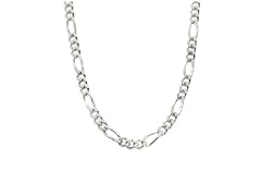 Sterling Silver Figaro Chain