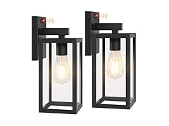 BesLowe 13" Motion Sensor Outdoor Wall Lights, 2-Pack