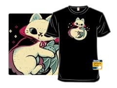 Cute Vampire Cat Bites Bat