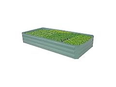 Sunnydaze Decor NPH-6501 Steel Garden Bed Green Green