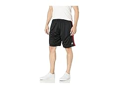 Southpole Men's Black/Red Mesh Shorts (S)