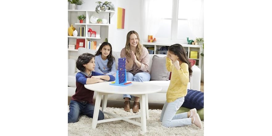 Joc De Carti Hasbro Gaming Connect 4 Pentru Copii Cu Varsta De 6 Ani In Sus 2 4 Jucatori Joc In 4 Randuri Jocconnect