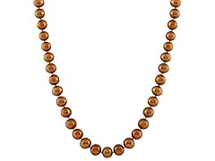 Light Brown Colored Pearl Necklace