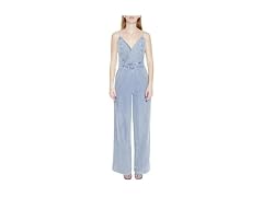 Forever 21  (XS) Surplice Wide-Leg Jumpsuit