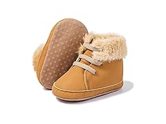 Meckior Baby High Top Crib Shoes
