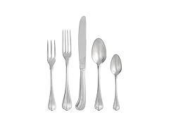 Eater x Zwiesel Fortessa Venezia 18/10 Stainless Steel, 20 Piece Flatware Set
