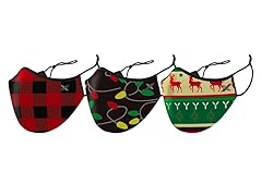 Kids Holiday Themed Reusable Mask (3-Pack)