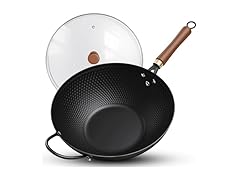 Todlabe Carbon Steel Nonstick Wok Pan