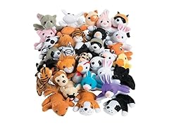 Mini Bean Bag Animal Stuffed Toys Assortment - 4" (Pack of 50)