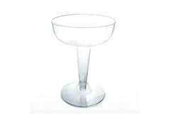 Party Essentials Plastic Champagne Glasses, 20-Count