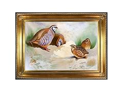 Archibald Thorburn - Partridge & Chicks