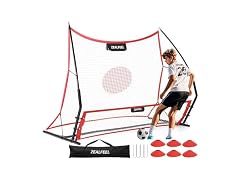 ZEALFEEL 2-in-1 Soccer Rebounder Net