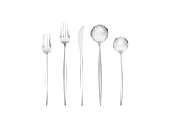 Hampton Forge Zephyr Mirror Flatware Set 18/0 20Pc