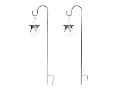 Set of 2 Solar Lights, Cones