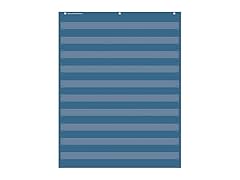 Slate Blue 10 Pocket Chart (34" x 44")