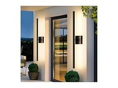 BesLowe 2 Pack Outdoor Wall Lights