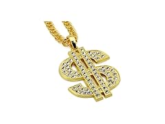 HUITIAN INTL Hip-hop dollar necklace