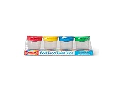Melissa & Doug Spill-Proof Paint Cups 4Pk