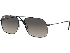 Ray-Ban RB3595 Andrea Square Sunglasses (Open Box)