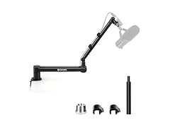 CAHAYA Low Profile Mic Arm Boom Stand