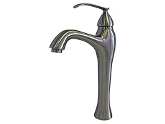 Traditional Brushed Nickel Vessel Faucet