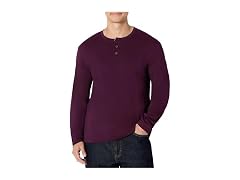 Amazon Essentials Men (M) Long-sleeve Henley Shirt