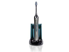 Pyle Sonic Toothbrush UV with Sanitizer- Black