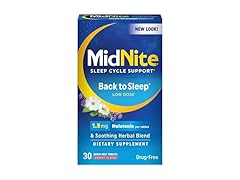 Midnite MDI-35030 4 Pack Back To Sleep, Melatonin 4 Pack