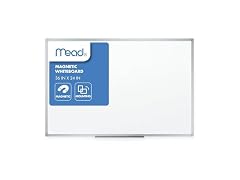 Mead Dry Erase White Board, 36" x 24"