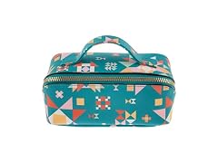 Karma Small Zip Cosmetic Bag Quilt Blocks