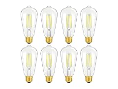 Brightever 8W Vintage LED Edison Light Bulbs 100W Incandescent Equivalent