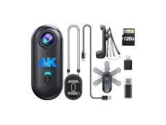 BOBLOV W4 4K Mini Body Camera 128GB