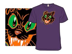 Black on Purple Cat