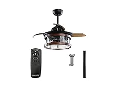 Parrot Uncle F3506Q110V 36" Ceiling Fan, Black