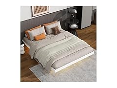 Dolonm Queen Floating Bed Frame w/LEDs