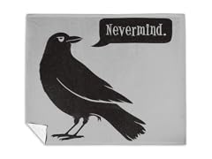 "Passive Aggressive Raven" Mink Fleece Blanket
