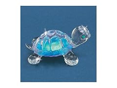 Goldia Blue Turtle Glass Figurine