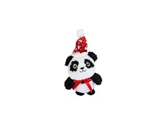 Holiday Baby Panda Plush Crinkle Dog Chew Toy