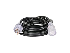 MaxWorks 51117 25 Ft Generator Extension Cord 30 Amp, 4-Prong
