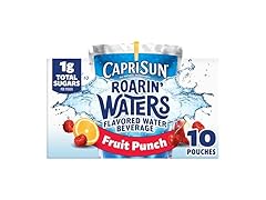 10CT Capri Sun Roarin' Waters Fruit Punch Flavored