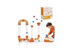 Air-Powered STEM Building Toys - Play while Charging, Rechargeable STEM Toys for 3+ Year Old, Boy & Girl Birthday Gift, Air Tubes Kids Toys Learning Educational Toy for Kids & Teens (Open Box)