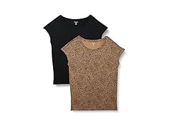 Amazon Essentials Women 2-Pack Jersey Boat-neck