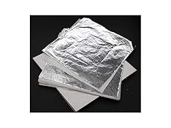JINRUISI 200 sheets 5.5" X 5.5" Imitation Gold Leaf