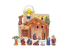 11 Piece Christmas Village Nativity Set